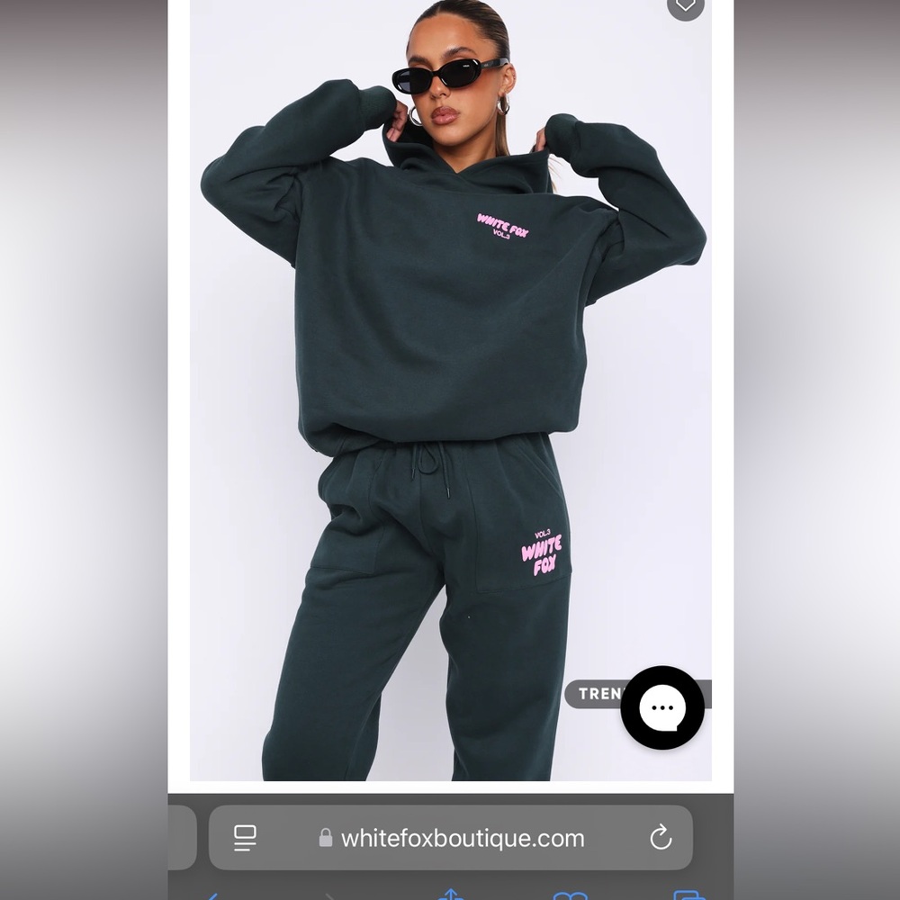 WhiteFox “Offstage Hoodie” in the color pine